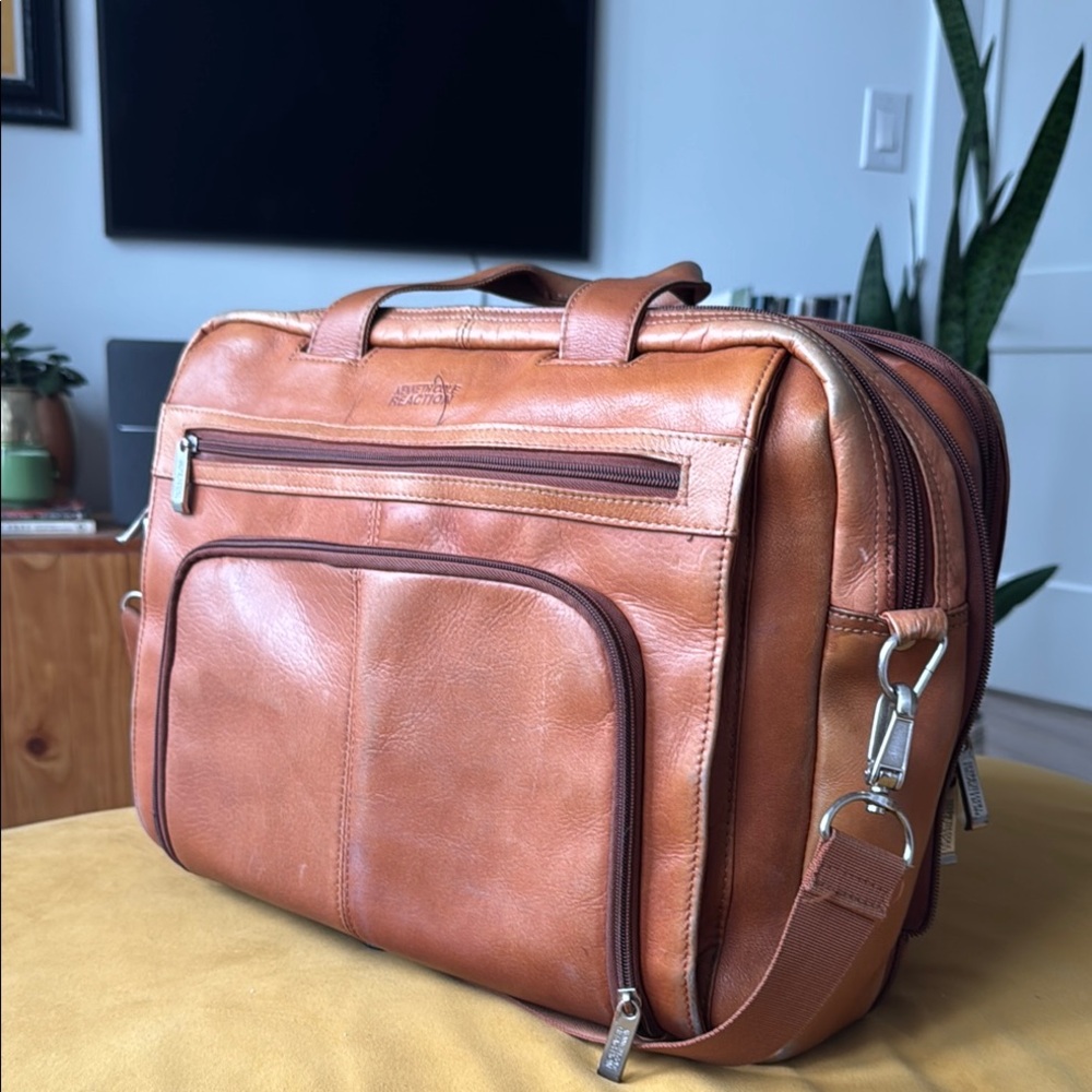 Kenneth Cole “Reaction” Bag in Cognac